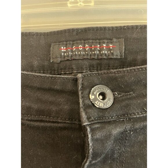 M Society Politically Incorrect Street Wear Denim Jacket Pants BLM Graffiti - Picture 6 of 9